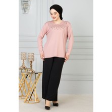 Kadın Pembe Anne Penye Bluz Anneler Günü