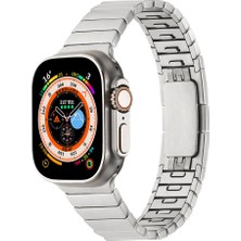 Watch 7 41MM Uyumlu Krd-82 Metal Kordon Mbtm - Gümüş