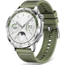 Gear S3 Uyumlu Mbtm - KRD-102 22MM Silikon Kordon-Yeşil