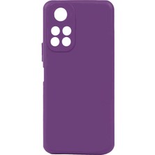 Infinix Infinix Note 11 Pro Kılıf Mbtm Biye Silikon-Mor