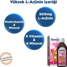 Dynavit Kids Arjikid Multi Şurup 150 mL - L-Arjinin, B Vitaminleri, D Vitamini, Folik Asit, Çinko