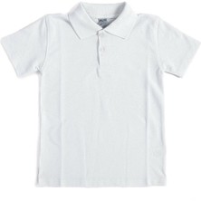 Unisex Çocuk Polo Yaka Kısa Kol Okul T-Shirt