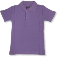 Unisex Çocuk Polo Yaka Kısa Kol Okul T-Shirt
