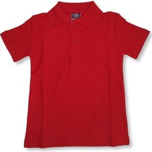 Unisex Çocuk Polo Yaka Kısa Kol Okul T-Shirt