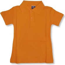 Unisex Çocuk Polo Yaka Kısa Kol Okul T-Shirt