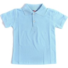 Unisex Çocuk Polo Yaka Kısa Kol Okul T-Shirt
