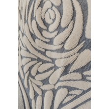 Sevim 2'li Ayak Havlusu Seti,  Zemini Renkli & Üç Boyutlu, Yüksek Su Emici & %100 Pamuk, 50x70cm, İndigo