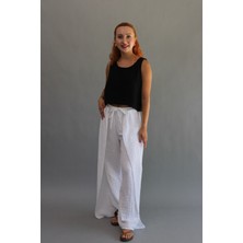 Müslin Kapaklı Pantolon