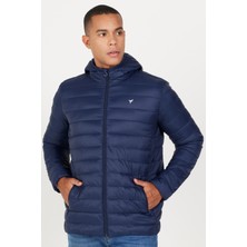 Standart Fit Normal Kesim Kapüşonlu Mont