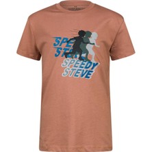 2AS Aja Çocuk Baskılı T-Shirt Kahve 210