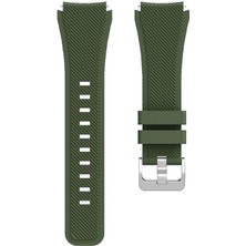 Garmin Venu 2 ile Uyumlu Kordon Tırtık Desenli Tokalı Silikon Kayış