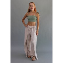 Müslin Gipeli Crop Top