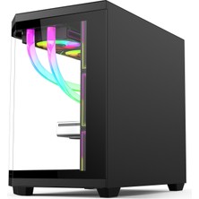 XGaming V950 Black 7 x Argb Fan 750W 80+Bronze Gaming Case (426*285*380MM)