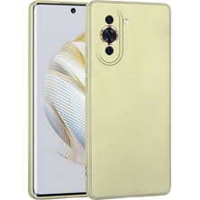 Huawei Nova 10 Kılıf Mbtm Premier Silikon Kapak-Gold