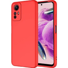 Xiaomi Redmi Note 12S Kılıf Mbtm Mara Laaakan Kapak-Kırmızı