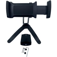 360 Derece Dönebilen Mutfak Masaüstü Telefon Tablet Tutucu Ayarlanabilir Esnek Ayaklı Metal