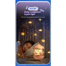 Lianyingzhuangshi Evrensel Ateş Yıldızlı Gece Işığı Prktör Yaratıcı Oyuncaklar Kız Octave (Yurt Dışından)