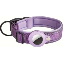 Yüksek Kalite, Reflektörlü Airtag Köpek Tasması
