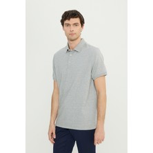 Altınyıldız Classics Pamuklu Comfort Fit Rahat Kesim Polo Yaka Jakarlı Tişört