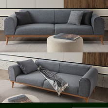 Edsy Home Rebull 3'lü Koltuk Gri
