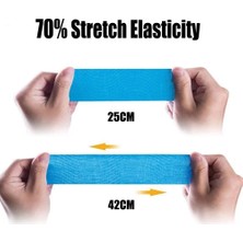 Metvin Life Kınesıo Tape Ağrıbandı Kinezyo 5cm x 5 Mtr (Kırmızı-Siyah-Ten-Yeşil)