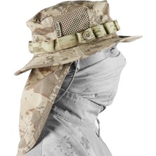 Wolftrap Tactical Balamir Kamuflaj Fötr Şapka, Jandarma Kamuflaj Safari Şapkası, Askeri Fötr Şapka