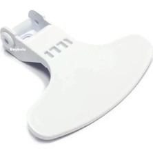 FullYedek Beko D7 7101 E  Çamaşır Makinesi Mandal D77101E Kapak Tutamağı Beyaz Mandal