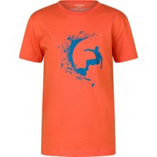 2AS Aja Çocuk Baskılı T-Shirt Turuncu 220