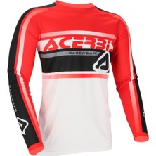 Acerbis Mx Lınear Lugo Jersey Kırmızı Beyaz