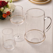 Karaca Royal Bone Charlotte 25 Parça 12 Kişilik Bardak Seti Gold