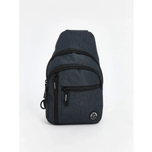 Accessorıes Antrasit Fermuarlı Erkek Göğüs Çantası 18X30 cm