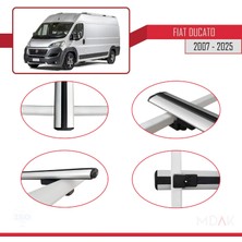 Fiat Ducato 3 2007 ve Sonrası ile Uyumlu Basıc Model Ara Atkı Tavan Barı Gri 3 Adet