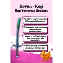 5 Adet Hap Plastik Hap Yutturma Sondası Küçükbaş Koyun  Yuturma Enjektörü Keçi Kuzu Oğlak Koç