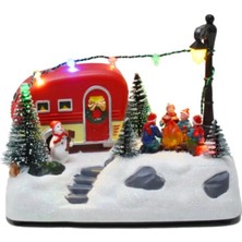 Ledli Müzikli Dönen Camping Çift Fonksiyonlu Hareketli Wireless 1 Adet