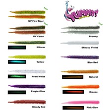 Fujin Yummy 7cm Lrf Silikonu Suni Yem Çeşidi Renkli Avcılar İçin Etkili Balık Yemi