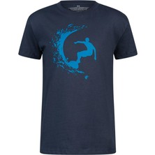 2AS Aja Çocuk Baskılı T-Shirt Lacivert 220