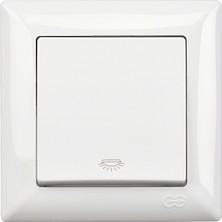 Günsan Elektrik Visage Beyaz Zil Butonu