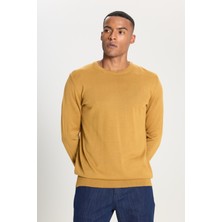 Standart Fit Normal Kesim Bisiklet Yaka Triko Kazak