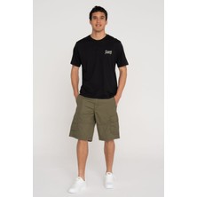 Jack&jones Cole Mateo Cargo Mid Erkek Haki Şort