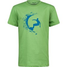 2AS Aja Çocuk Baskılı T-Shirt Yeşil 220