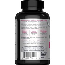 Neocell Advanced Multi Collagen Peptides | 120 Tablets | 10 Types Of Collagen | Skin, Hair And Nails | Beauty Supplement | For Men And Women