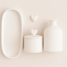 Atelier Kalp – 3’lü Dekoratif Set (3d Üretim, Pla Malzeme)