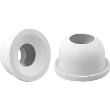 Gri Körüklü Lavabo Sifon Seti | Adaptör Conta + Sifon Kelepçesi Dahil 3’lü Takım