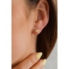 14 Ayar Altın Düğüm Küpe