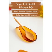 Akrilik Bal Tezgah Üstü Kirli Kaşıklık & Kepçe Altlığı