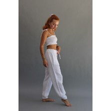 Müslin Gipeli Crop Top