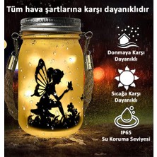Güneş Enerjili Dekoratif LED Fener / Askılı Bahçe Feneri / Bahçe Dekorasyon Feneri / GT-SL28-2A (2 Adet)