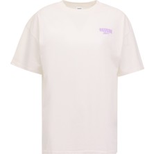 Reebok Tena Tee Ekru Kadın Kısa Kol T-Shirt