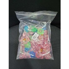 Plastik Taş Set Kalp Yunus Balığı Deniz Yıldızı 210GR Karışık 1 Poşet
