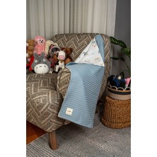 Pufien 100 x 140 Çok Desenli Çift Yönlü Müslin Pike Bebek Örtüsü, Örgü Bebek Örtü & Battaniye